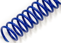 Blue Spiral Binding Coils