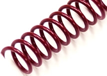 Maroon  Spiral Binding Coils