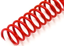 Red Spiral Binding Coils