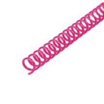 Fuchsia Spiral Binding Coil