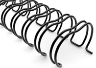 3:1 Pitch Wire Binding Spines