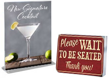 Sign Display for the Food Industry