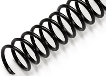 Black Spiral Binding Coils
