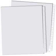 10th Cut Reverse Collated Copier Tabs