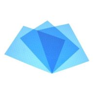 Blue 16mil Poly Crystal Covers [8.75" x 11.25"] (50/Pk)