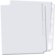 3rd Cut Reverse Collated Copier Tabs