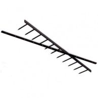 2" x 8 ½" Black 9-Pin Velo Binding Strips (100/Bx) Item#40285BLACK - Clearance Sale