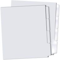 4rd Cut Reverse Collated Copier Tabs