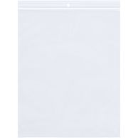 5" x 8" - 4 Mil Reclosable Poly Bags w/ Hang Hole -1000 Per Case
