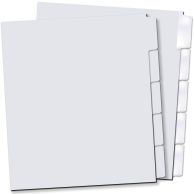 5th Cut Straight Collated Copier Tabs