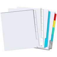 5th Cut Reverse Collated Copier Tabs