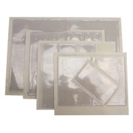6" x 9" Crystal Clear Adhesive Vinyl Pockets 100pk Image 1
