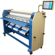 GFP 663TH 63" Production Wide Format Cold Laminator with Top-Heat
