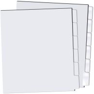 6th Cut Reverse Collated Copier Tabs