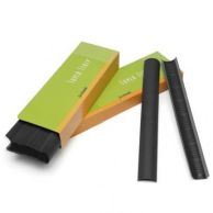 Two Fastback Black Super Strips for Model 20 are shown partially removed from a green and orange box, with one strip displayed flat and the other upright to reveal its spine profile.