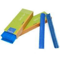 Two Fastback Bright Blue Super Strips for Model 20 are displayed beside an open green and orange retail box, with additional strips stacked neatly inside.