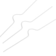 12" White Wire Calendar Hangers (100/Pk) Item#94CCALHK12W