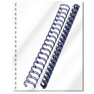 9" x 11" Pre-Punched 7mil Clear Gloss Covers with 19-Holes for Comb/Spiral-O [Square Corners, With Tissue] (100pk) Item#03302719AC