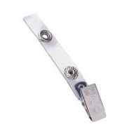 Clear ID Badge Strap Clip (Pack of 100)
