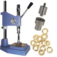 ClipsShop CSTON-1 #2 Brass Starter Kit (With Press, #2 Die, & 500 #2 Brass Grommets)