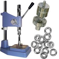 ClipsShop CSTON-1 #3 Nickel Starter Kit (With Press, #3 Die, & 500 #3 Silver Grommets)