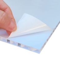 Self-Stick EagleCell™ Biodegradable Recyclable Eco-Friendly Corrugated Mounting Boards - The best sustainable mount board to replace heavy-duty mount boards like Ultra Mount, Gator Board, and Ryno Boards.
