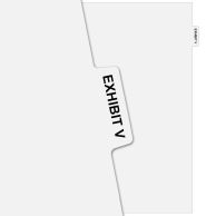 "EXHIBIT V" Uncollated Avery Style Side Tabs [Letter Size] (25/bag) - Clearance Sale (Discontinued)