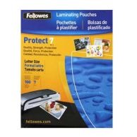 Fellowes Premium 7mil Letter Size Laminating Pouches 100pk - 52041