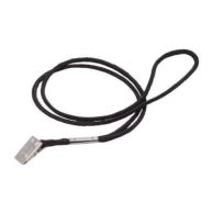 GBC Badgemates Black Round Lanyard With Bulldog Clip - 3747478 Image 1