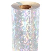Shattered Glass Holographic Foil Fusing Rolls [Transparent Underlay] Image 1
