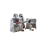 The In-line Components for Single CB30QS & Coil Forming Machine showcase a complete system with a control panel, coil spool, and delivery unit designed for seamless coil binding and finishing.