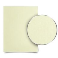 Ivory Linen 9" x 11" Index Allowance Covers are shown, featuring a close-up view that highlights the fine, textured linen finish.