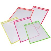 Neon Colored Trim Vinyl Job Ticket Holders - BUY101
