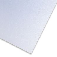 A close-up view of a Clear Poly Matte/Frost Report Cover shows its textured, semi-transparent surface and clean-cut corner.