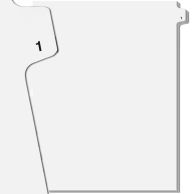 Individual Number 1 Tabs, Avery Printed Legal Tabs