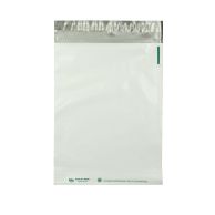 Quality Park® Recycled White Poly Mailers with Redi-Strip Closure Image 1