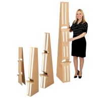 Kraft Self-Stick Easel Backs, Many Sizes