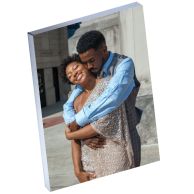 11" x 14"  Silver Linings™ Photo Blocks with Silver Edge (10/Bx) - Clearance Sale