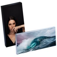 8" x 20" Silver Linings™ Peel-and-Stick Photo Block Frames, Choose from Silver or Black Edge