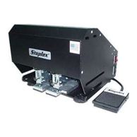 Staples S-620NFS Header Card Dual-Headed Electric Stapler with Foot Pedal and Adjustable Backstop