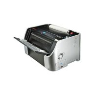 A Tamerica Office Pro-46E Plastic Spiral Coil Binding Machine featuring an electric punch mechanism, an integrated coil inserter, and a durable metal body designed for high-volume document binding.