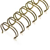 3/8" Gold Wire-O® Binding Supplies [3:1 Pitch] (100/Bx)