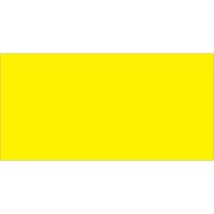 2" x 4" Fluorescent Yellow Inventory Rectangle Labels - 500 Per Roll