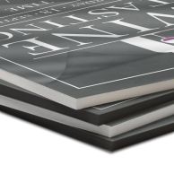 Pressure-Sensitive Foam Core Pouch Boards with Gloss Laminate