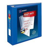 Avery 3" Pacific Blue Heavy-Duty View Binders with Locking One Touch EZD Ring 4pk - 79811 - Clearance Sale
