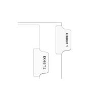 Exhibit 11 - Avey Style Pre-Printed Tab Divider [Letter Size, Side, Uncollated] - 25/Pk Image 1