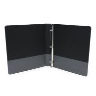Black Letter Size Standard View Ring Binders Image 1