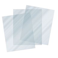 8.5" x 11" Clear Gloss Heat-Resistant Covers [7 Mil, Square Corners, No Tissue] (100pk)