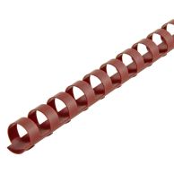 9/16" Maroon Plastic Binding Combs [15 Ring, 8 ½" Long]