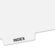 INDEX Bottom Avery Style Tabs - Legal Index Dividers